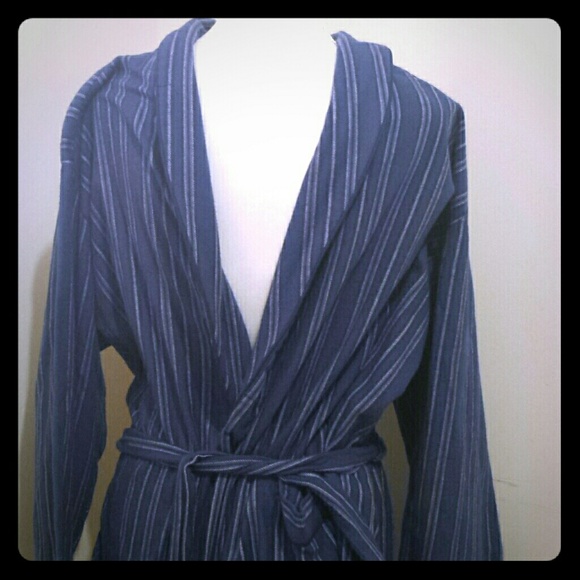 mens striped robe